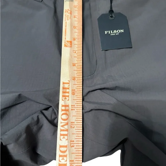 FILSON Swiftwater Rain Pants Mens L Raven Waterproof Fly Fishing Wading NWT